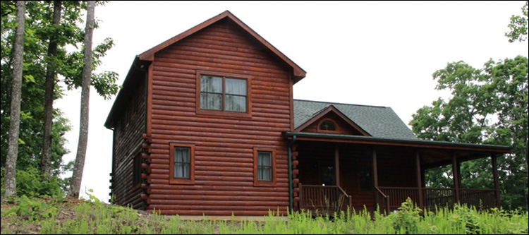 Professional Log Home Borate Application  Limestone County, Alabama
